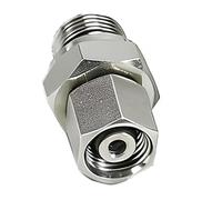 Naroote Válvula de Flujo Hidráulica, Compatible con Excavadoras STB 0.8-2T, 3/8 pulg., Paquete de 5 |Control Preciso del Caudal, Válvula de Acero Aleado para Excavadora