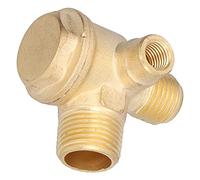 Naroote Válvula de Retención del Compresor de Aire, Piezas del Compresor Neumático Central 323 Válvula de Retención Conexión Rosca de Latón 7 Mm 16 Mm de 14 Piezas de de Aire Accesorios de de