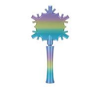 Naroote Varita para Tarjeta de Crédito Impresa en 3D, Varita Mágica PLA con Ranura para Tarjeta Oculta para Pago sin Contacto, Patrón de Copo de Nieve de Color Degradado para Niños y