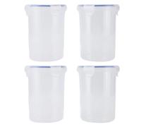 Naroote Vaso Hermético de Almacenamiento de Pintura de 1000ml, Recipiente Transparente con 4 Bolas de Mezcla y Pinceles, Ideal para Reparaciones del Hogar de Pintura Sobrante