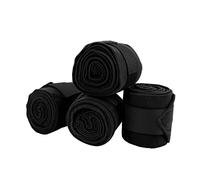 Naroote Vendas Autoadhesivas para Patas de Caballo, Envolturas de Forro Multifuncionales para Montar y Entrenar, 4 Unidades de 11cm/4,3 Pulgadas (Black)