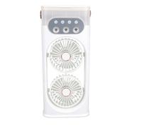 Naroote Ventilador de Torre Silencioso, Ventilador Oscilante de Doble Cabezal con 3 Velocidades, 3 Nieblas, Ajustes de Temporizador, Luz Nocturna, Dirección del Viento de 120° (WHITE)