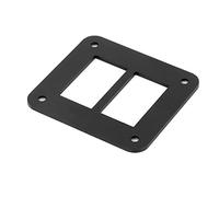 Naroote Vivienda Durable del Panel del Interruptor de Eje de Balancín del Negro de 2 Maneras para los Remolques del Coche y el Material de Aluminio de los Barcos