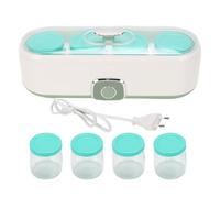 Naroote Yogurtera Automática, Máquina Inteligente para Hacer Yogur con 4 Tarros, Calentamiento a Temperatura Constante y Fermentación Uniforme, Ideal para Natto, Vino de Arroz