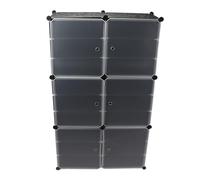 Naroote Zapatero Vertical Moderno de Gran Capacidad para Almacenamiento de Armario de Entrada, Organizador de Zapatos de Plástico Resistente para Dormitorios, 54.7 X 33.1 X 12.6 Pulgadas
