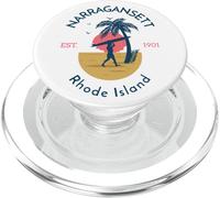Narragansett, Recuerdo de Surf de Rhode Island PopSockets PopGrip para MagSafe