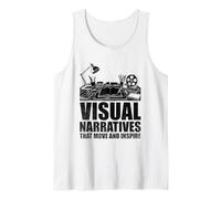 Narrativas visuales que se mueven e inspiran animación Animar Camiseta sin Mangas