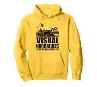 Narrativas visuales que se mueven e inspiran animación Animar Sudadera con Capucha