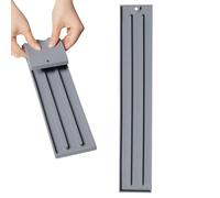 Narrow Dish Drying Mat, Space Saving Draining Pad, Edge Silicone Drainer Mat, Compact Kitchen Accessory for Pot Lid Cup Bottle Glassware Restroom Shower Room Apartment Bar