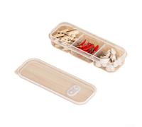 Narrow Fridge Storage Box 21 cm Divider Meat Container(Tree)