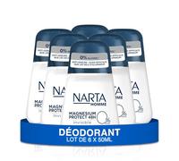 Narta - Desodorante para hombre, Magnesium Protect, 48 horas, invisible y sin alcohol, 6 x 50 ml