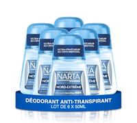 Narta Desodorante para hombre - Nord Extreme - Antitranspirante Nordextrem, efecto no parado, 48 horas - 6 x 50 ml