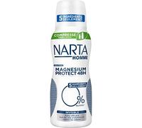 Narta Magnesium Protect - Desodorante invisible para hombre, 100 ml, paquete de 6