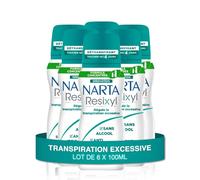 NARTA - Resixyl - Desodorante en spray para mujer - Tacto seco despirante 4 días - Sudoración excesiva - Antiirritación* - 0 % alcohol** - Piel sensible - Protección contra marcas blancas - 100 ml