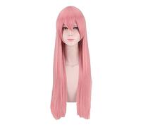 Narumi Momose Cosplay Wig Long PinkWotakoi Love is Hard for Otaku Wotaku ni Koi wa Muzukashii Wig Party Synthetic Hair+Wig Cap