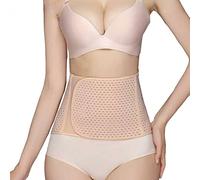 Narunii Body Shaper Mujer,Cinturón de abdominoplastia,Cintura Trimmer Postparto Cinturón abdominal Después,Alto Corsé Elástico Barriga Shapewear Cinturón Después, beige, Talla única