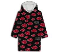 Naruto - Akatsuki - Poncho de Forro Polar de Coral - Taille Adulto