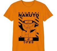 Naruto Bonarutts026 Camiseta, Naranja, 10 Años para Niños