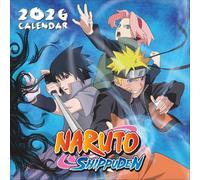 Naruto Broschurkalender 2026: Terminkalender mit Platz für Notizen und tollen Bildern aus der beliebten Anime-Serie. Fabelhafte Geschenkidee für alle Manga-Fans. 30,5 x 30,5 cm