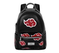 Naruto Clouds-Mochila Heady, Negro, 24,5 x 29 cm, Capacidad 8 L