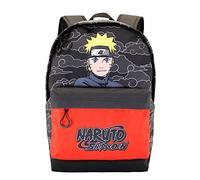 Naruto Clouds-Mochila HS FAN, Negro, 30 x 43 cm, Capacidad 22 L