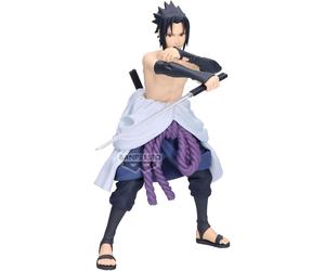 NARUTO Figura SASTUKE UCHIHA GRANDISTA Estatua 24cm Original BANPRESTO