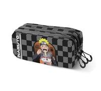 Naruto Ichiraku-Estuche Portatodo Trick Fan 2.2, Negro, 23 x 11 cm