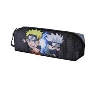 Naruto Kid-Estuche Portatodo Cuadrado Fan 2.2, Gris, 22 x 9 cm