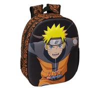 NARUTO - Mochila Escolar, con Diseño 3D, Ideal para Niños de Diferentes Edades, Cómoda y Versátil, Calidad y Resistencia, 27x10x33 cm