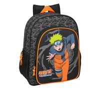 NARUTO - Mochila Escolar Niño, Mochila Infantil, Adaptable a Carro, Ideal para Niños en Edad Escolar, Cómoda y Versátil, Calidad y Resistencia, 32x12x38 cm