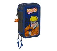 Estuche Escolar NARUTO Ninja, Triple 36 Piezas