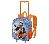Naruto Ramen-Mochila 3D con Ruedas Pequeña, Azul, 26 x 34 cm, Capacidad 12.5 L