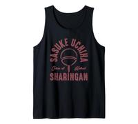 Naruto Sasuke Uchiha Sharingan La maldición del odio Anime Camiseta sin Mangas