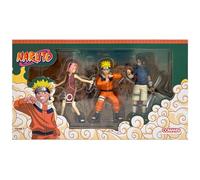 Set de 3 Figuras Naruto - Figuras no articuladas de Comansi (Naruto, Sasuke y Sakura) - 10cm
