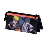 Naruto Shadow-Triple - Estuche para lápices, Color Negro, 23 x 11 cm