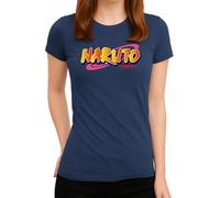 Naruto Shippuden Akatsuki Sasuke Itachi | Uzumaki Naruto Kyubi Modus Style XXII Camiseta para mujer, azul marino, S