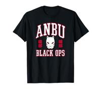 Naruto Shippuden Anbu Black Ops con Máscara Anime Camiseta