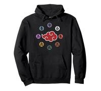Naruto Shippuden Anillos Akatsuki Sudadera con Capucha