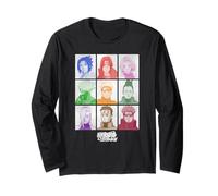 Naruto Shippuden Colorful Retro Pop Art Character Grid Anime Manga Larga