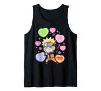 Naruto Shippuden Conversation Hearts Valentine's Day Anime Camiseta sin Mangas