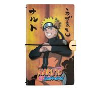 Naruto Shippuden Cuaderno De Viaje Grupo Erik Tapa De Cuero 12x20cm