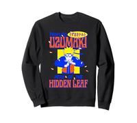 Naruto Shippuden Floating Leaves Hero Retro Print Anime Sudadera