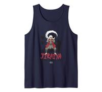 Naruto Shippuden Jiraiya Large Toad Sage with Kanji Anime Camiseta sin Mangas