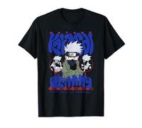 Naruto Shippuden Kakashi Bubble Letter Anime Camiseta