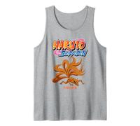 Naruto Shippuden Kurama Nine-Tails with Show Logo Anime Camiseta sin Mangas