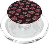Naruto Shippuden Repeating Akatsuki Clouds Pattern Anime PopSockets PopGrip para MagSafe