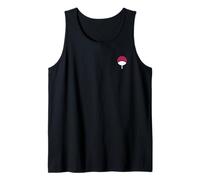 Naruto Shippuden Sasuke Uchiha Icon Front and Back Anime Camiseta sin Mangas