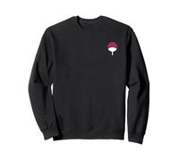 Naruto Shippuden Sasuke Uchiha Icon Front and Back Anime Sudadera