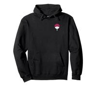 Naruto Shippuden Sasuke Uchiha Icon Front and Back Anime Sudadera con Capucha