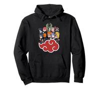 Naruto Shippuden SD del Grupo Akatsuki Sudadera con Capucha